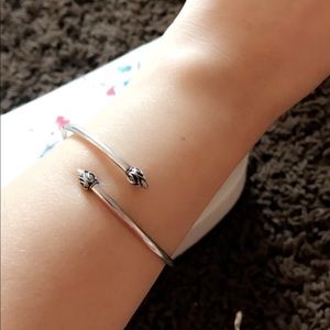 Egypt  BRACLET Sterling Silver Stamped Expandable